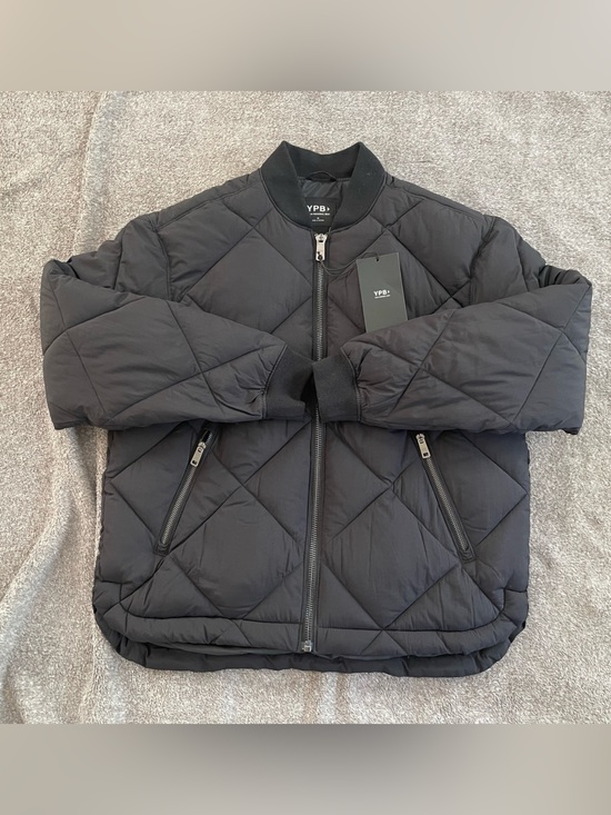 YPB Jackets & Blazers - YPB Black Quilted Bomber Jacket